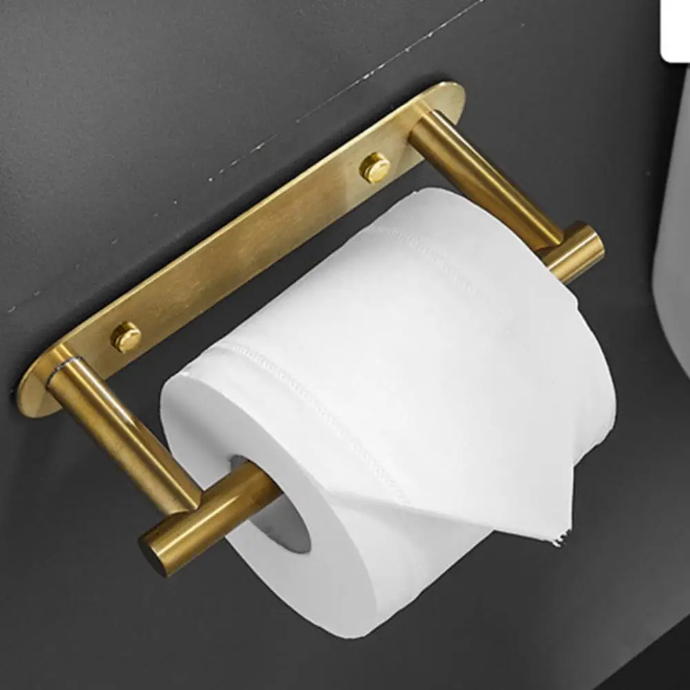 Locking Mechanism Toilet Paper Holder Durable Wall Mounted Toilet Paper Holder with Swivel Design for Easy for Bathroom