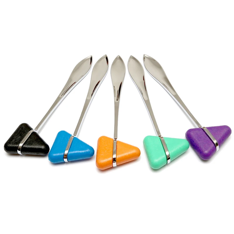 Triangle Taylor Medical Diagnostic Reflex Hammer Percussion Neurological Body Massage Nerve Test Sensation Percussor Stick C3