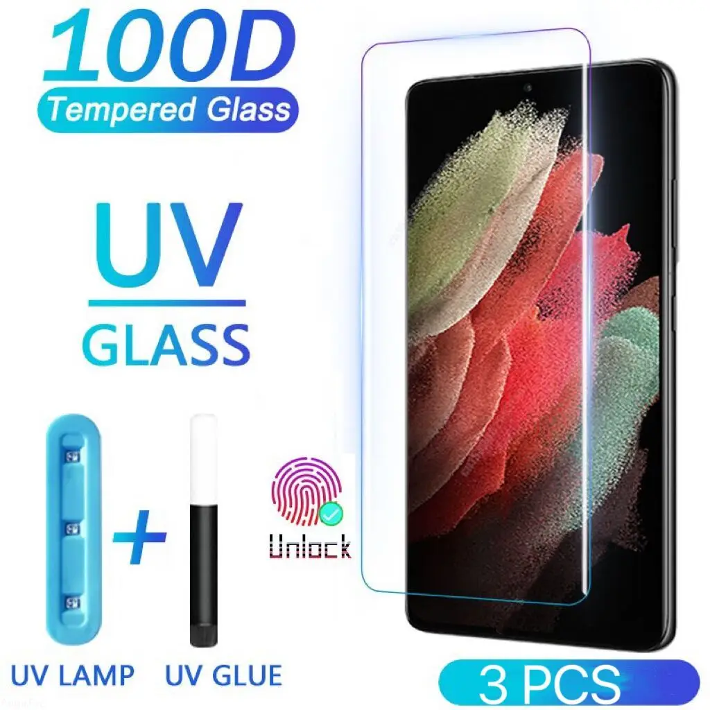 High Quality Full Glue UV Tempered Glass for OPPO Find X8 X7 X6 X5 Pro X8 Ultra for OPPO Reno 12 11 10 9 6 Pro Plus Sensitively