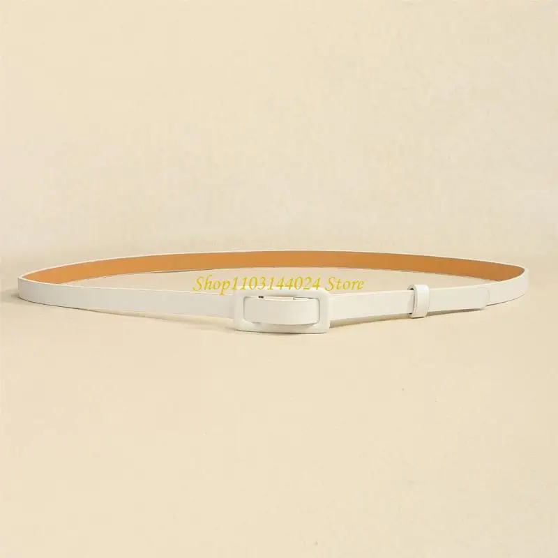 N5KE أنيقة قابلة للتعديل حزام الخصر الجلود للنساء خفيفة تصميم رقيقة لتصميم رفي