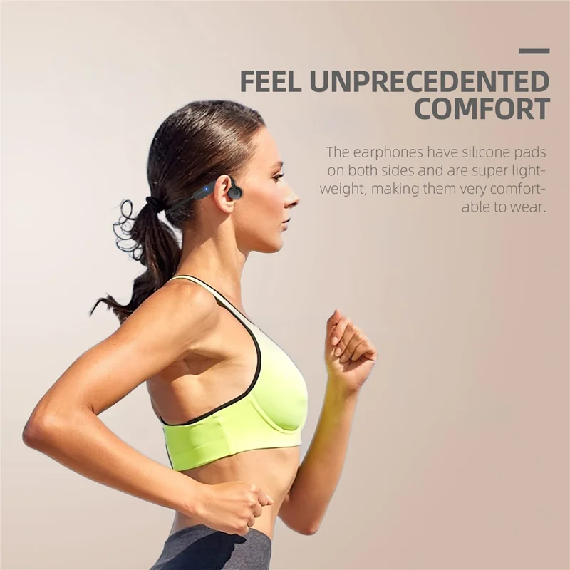 

Excellent-Bone Conduction Headphones Open Ear Headphones For Running, Cycling, Driving, Hiking