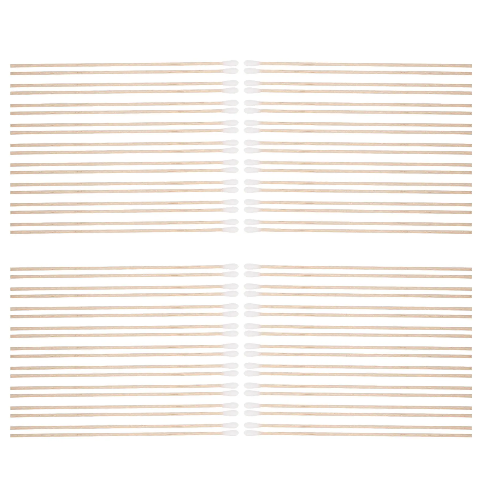 100 Pcs Cotton Swabs Pointed Tips for Ears Bud Buds Makeup Remover. Cavity Cleaning