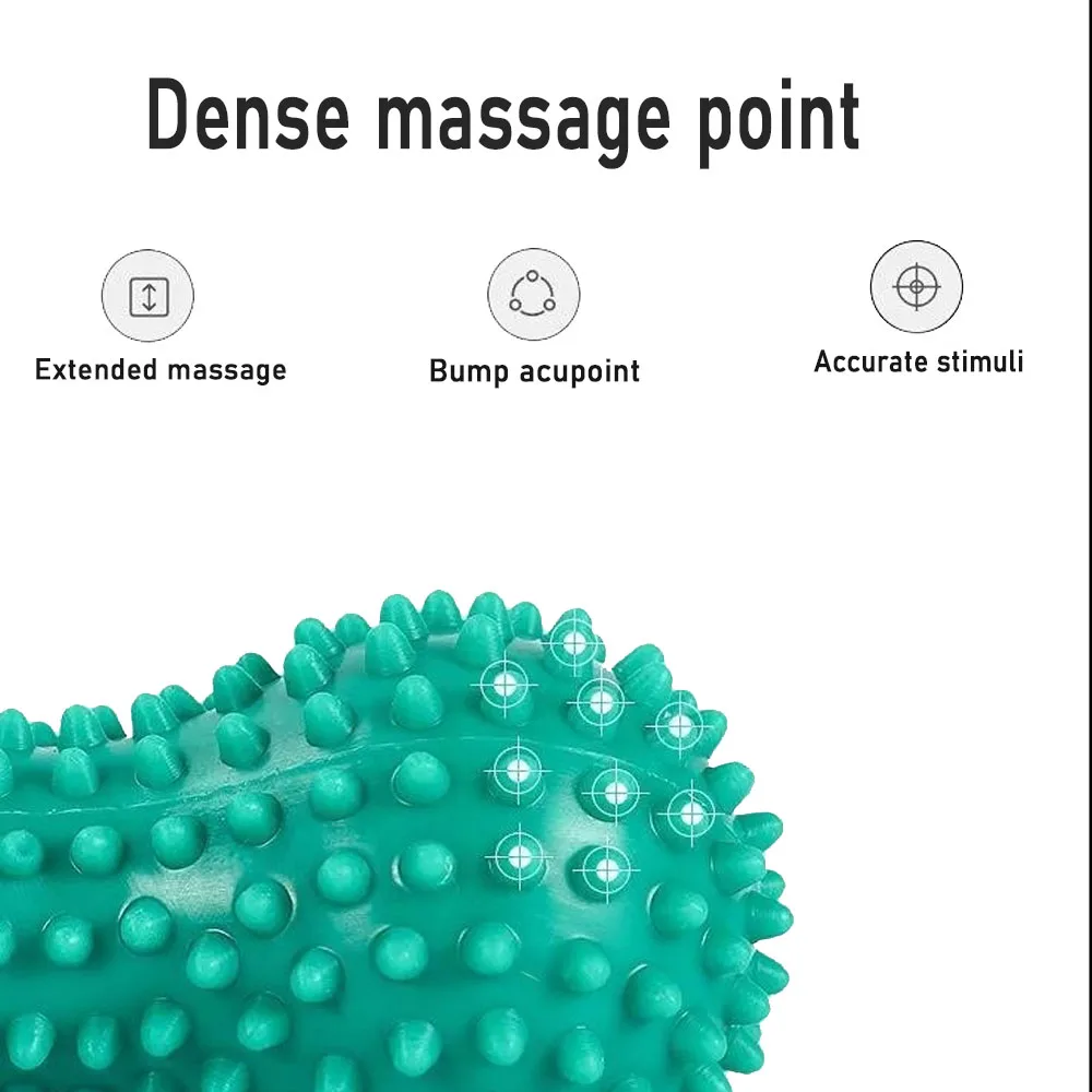 Spiky Roller Ball Massage Acupressure Masaje Foot Reflexology Relieve Muscle Pain Stress Foot Massage Yoga Fitness Ball Roller