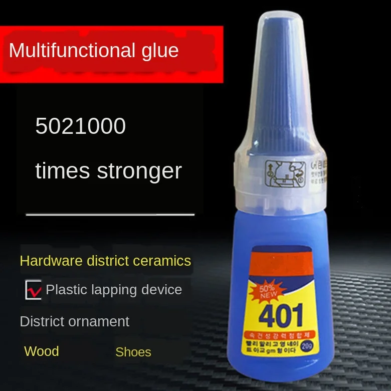 401 Rapid Fix Instant Fast Adhesive Bottle Stronger Super Glue Multi-Purpose Handmade Jewelry Stone Quick Dry Universal Glue Hot