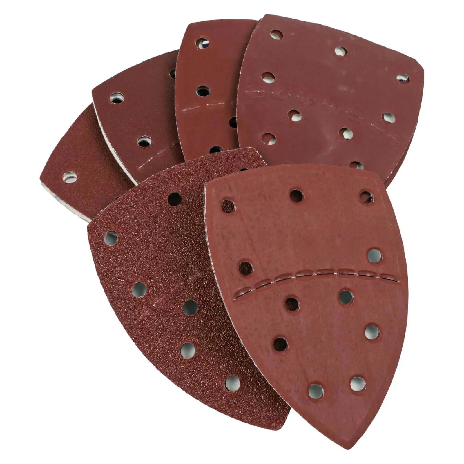 20pcs Abrasive Sanding Sheets for Bosch PSM 100A Detail Palm Sander Long for service Life Suitable for Wood or Metal Use
