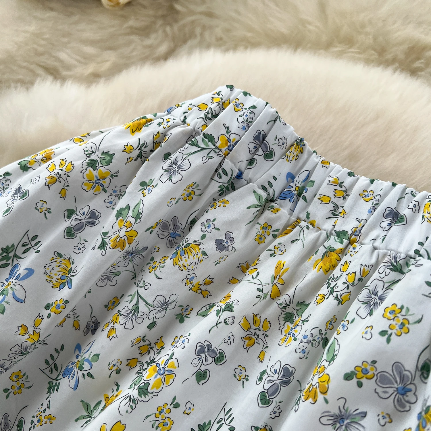 Morigirl spódnice lato 2025 japońska moda w stylu Vintage spódnica trapezowa w stylu etnicznym cały mecz Harajuku spódnica z kwiatowym nadrukiem kobiet