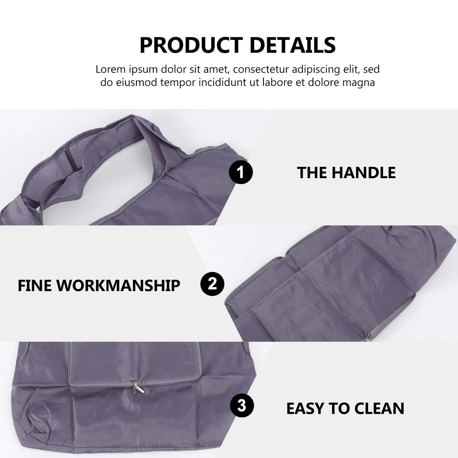 

2 Pcs Shopping Bag Storage Supermarket Packing Bags Grocery Groceries Oxford Cloth Pouch Printing Tote