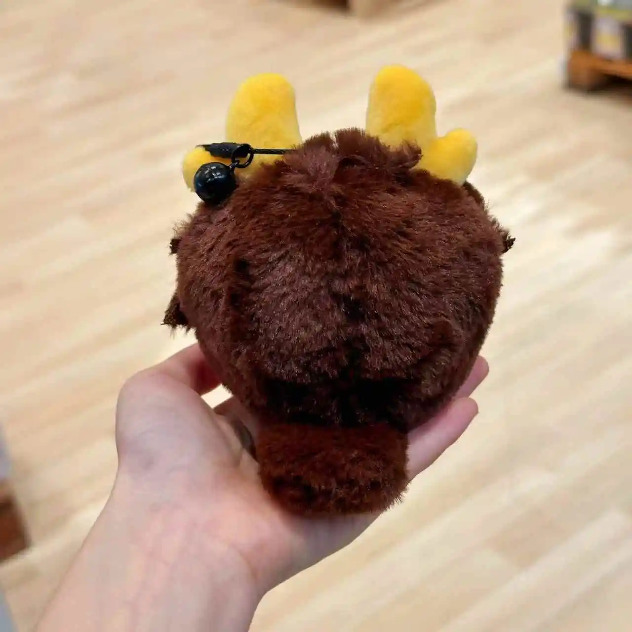 Genshin Impact Zhong li Marrone Anime Adorabile Delicatezza Orecchio di Animale Dango Portachiavi Cosplay Gioco di Cartoni Animati Ciondolo Decor Gioco
