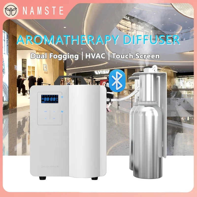 NAMSTE 10000m³ Commercial Electric Aromatic Diffuser Dual nozzles Aromatherapy Atomizer Aroma Burner Hotel Home Scenting Device