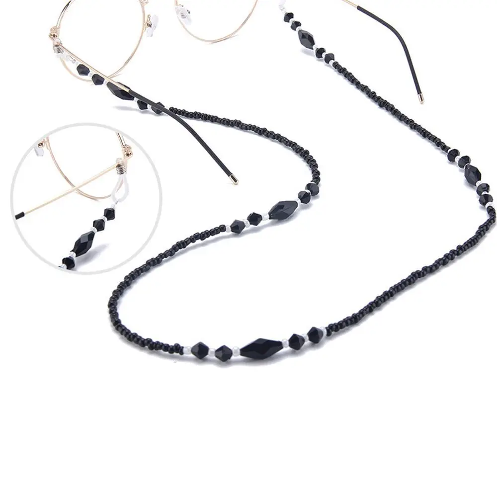 

Anti-slip Black Beads Glasses Rope Eyewear Cord Eyeglass Chains Chains