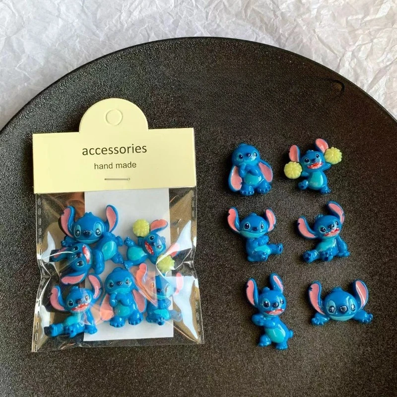 Disney Stitch Decorazione tridimensionale Accessori fai da te Adesivi per auto Magneti da frigorifero Regali creativi fai da te per bambini