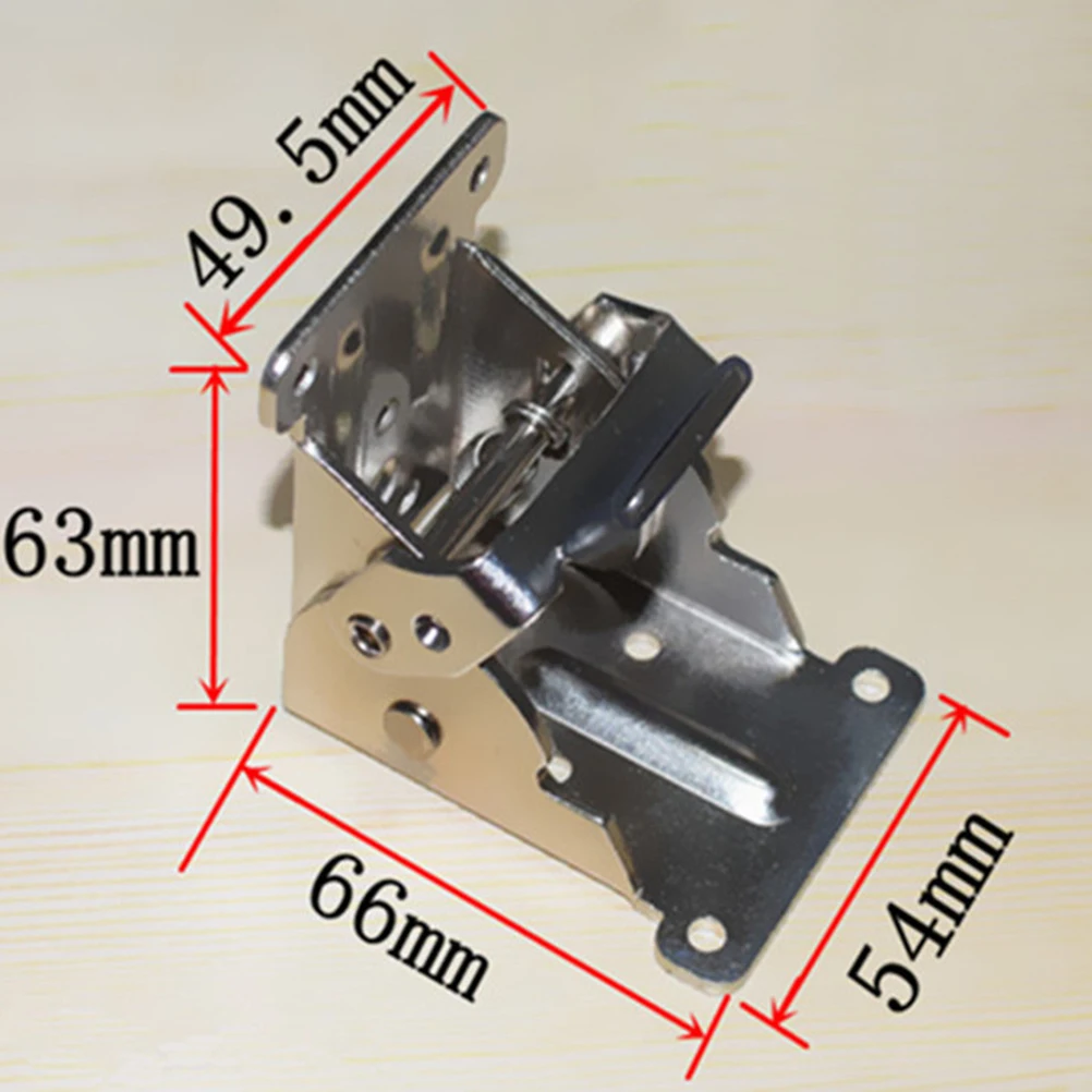 

2 Pcs Self-locking Table Leg Hinge Brackets Furniture Folding Collapsible Support Frame
