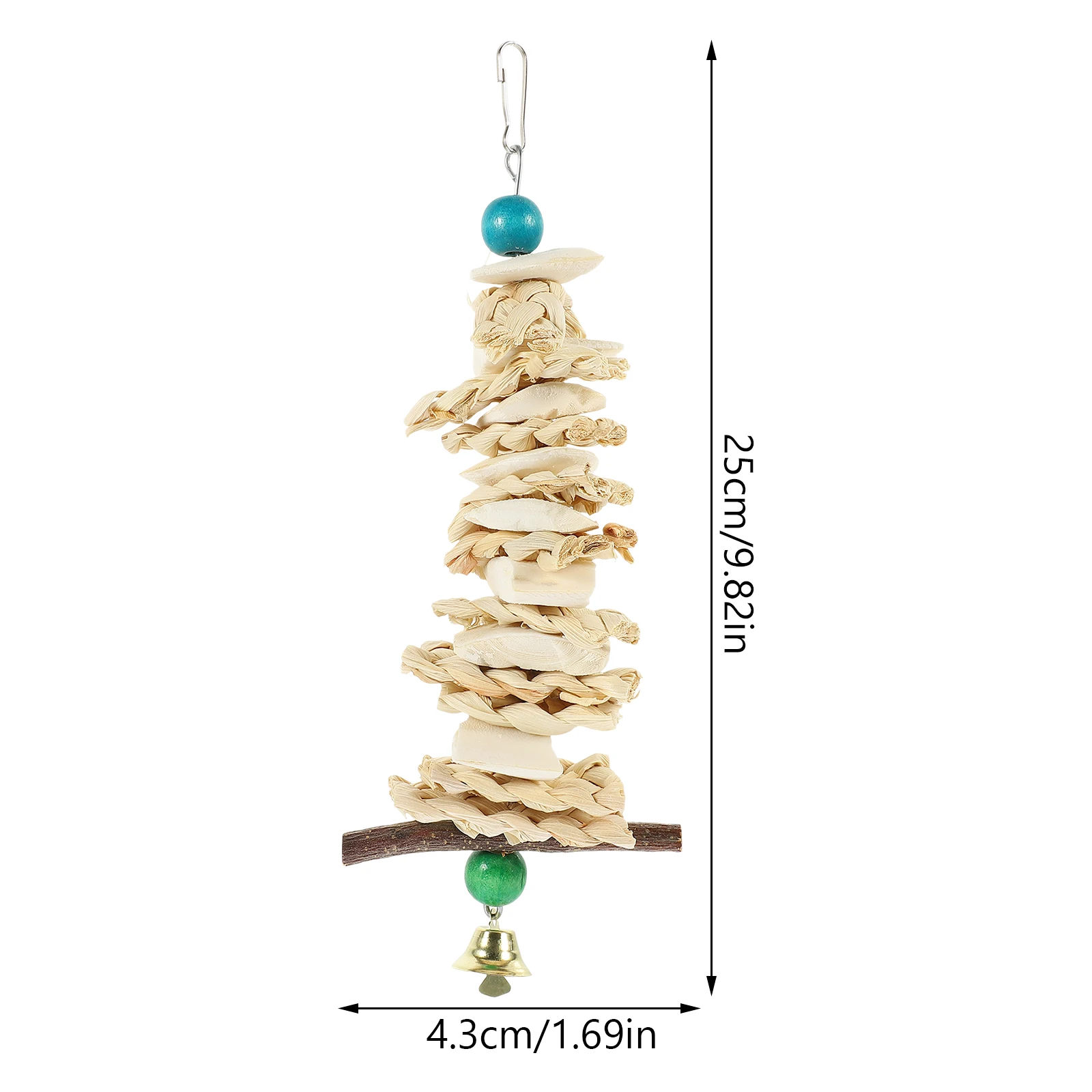 

Cuttlebone Bird Natural Chew Teething Hanging Molar For Parrot Cage Pet Snail Turtle Biting Fun Decorative Accessory