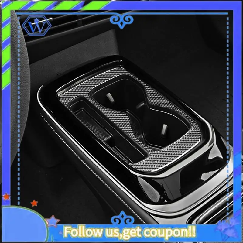 M46K-وحدة التحكم المركزية كأس الماء حامل الإطار غطاء لوحة ألياف الكربون لشركة فولكس فاجن ID.4 ID4 2021 2022 2023 الملحقات الداخلية #6