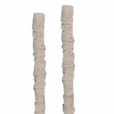 Universal 4/6 Feet Cord Cover Linen Fabric Office Home Chandelier Chain Cover Cable Sleeve For Lighting Wires Cable Management