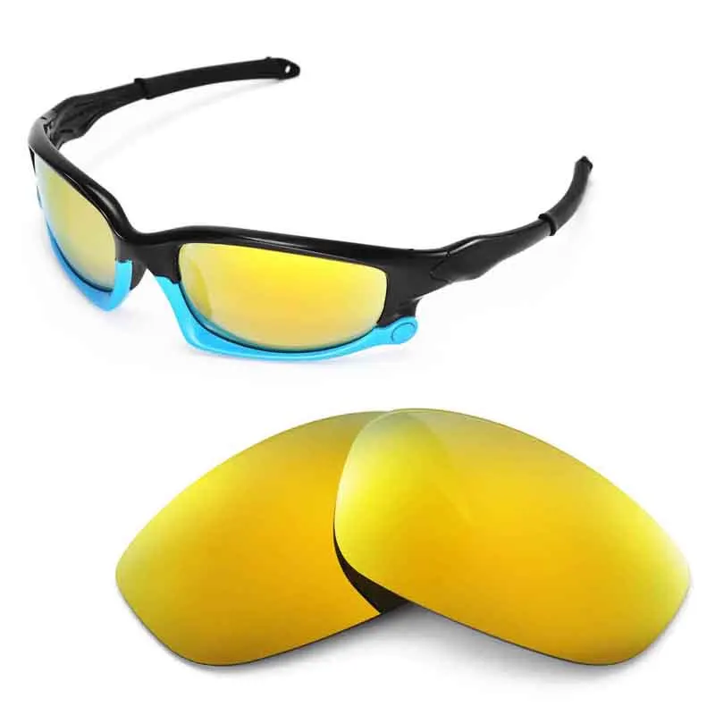 Walleva Polarized Replacement Lenses for Oakley Split Jacket Sunglasses OO9099