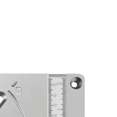 Router Table Insert Plate 24x12x1cm Silver Aluminum For Electric Wood Milling Trimming Machine Benches Woodworking Tool Accessor