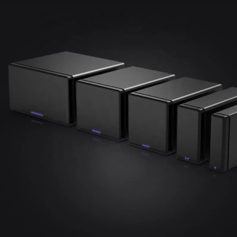 Scatola per array di archiviazione di dischi per armadietti per dischi rigidi multi-bay Scatola per unità a stato solido da 3,5 pollici (non inclusa HDD)