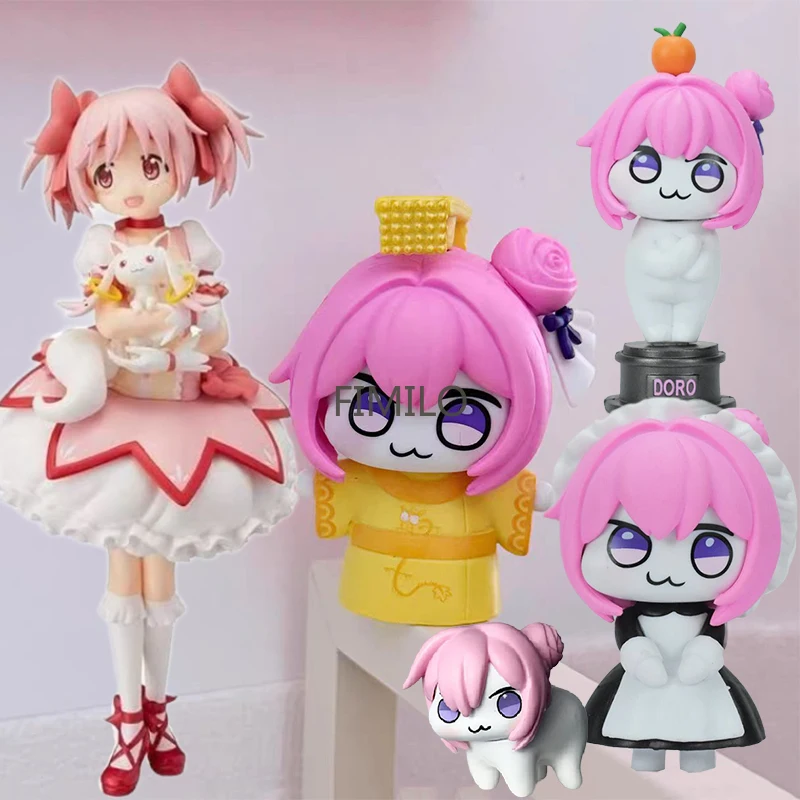 

Anime Cute Doro Pink Dolls The Goddess of Victory Doro NIKKE Figure Puella Magi Madoka Magica Figure Kaname Figurine Model