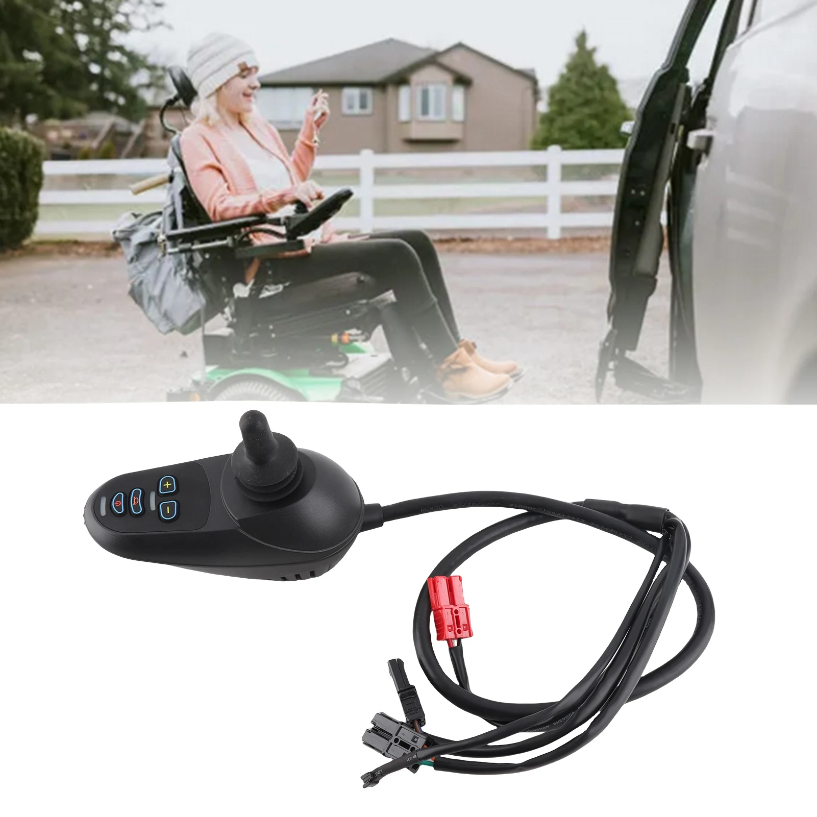 

Electric Wheelchair Joystick Controller 45A DC 24V Wheel Chair Brake Controller for Safety