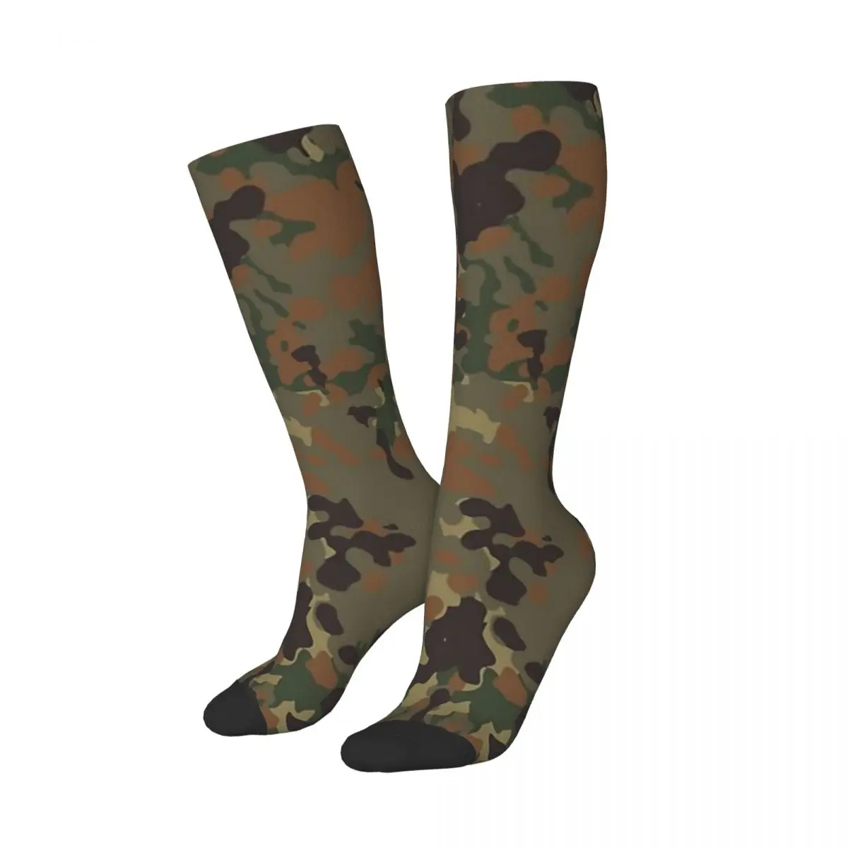 Flecktarn Camouflage Socks Harajuku High Quality Stockings All Season Long Socks Accessories for Unisex Gifts