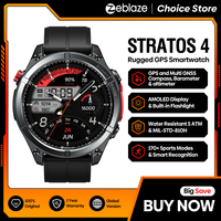 NEW 2025 Zeblaze Stratos 4 GPS Smartwatch 1.43\