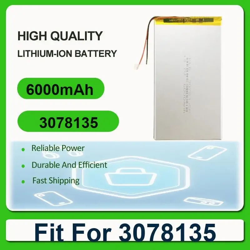 Battery Fit For 3078135 3766125 8 9.7 10.1 inch 359191