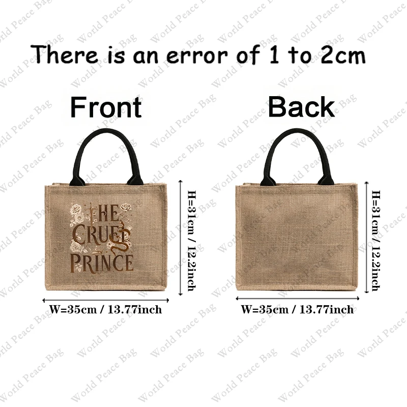 1 pc la borsa per il trucco del modello Cruel Prince, borsa per la conservazione della toilette da viaggio, Organizer per cerniera regalo per feste,