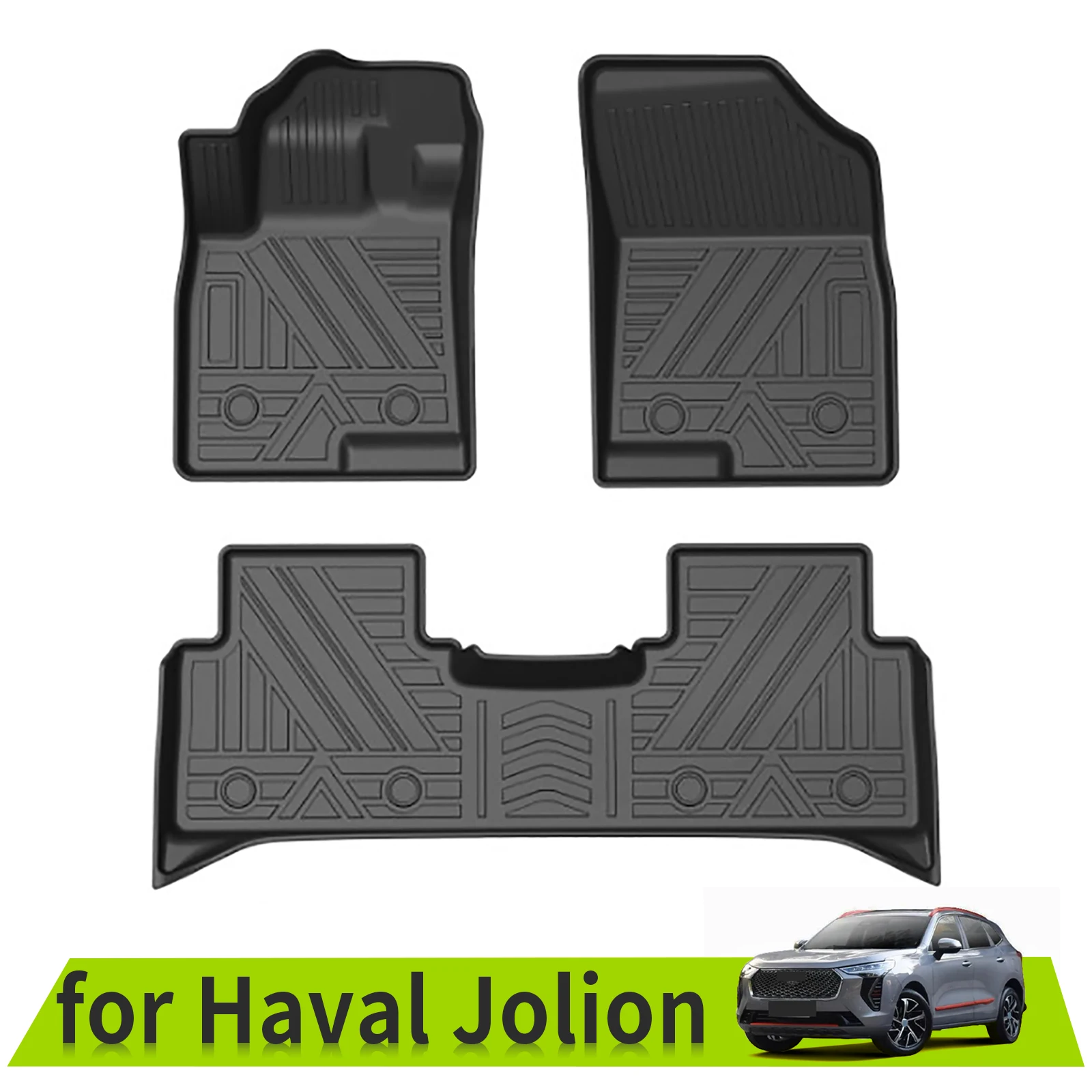 for Haval Jolion 2021-2023 Car Floor Mats Trunk Backrest Pad TPE