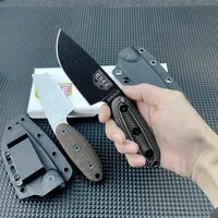ESEE S Tactical Fixed Blade Knife - D2 Steel G10 Handle Multi-Purpose Hunting Bushcraft and Combat Tool for Outdoor Enthusiasts