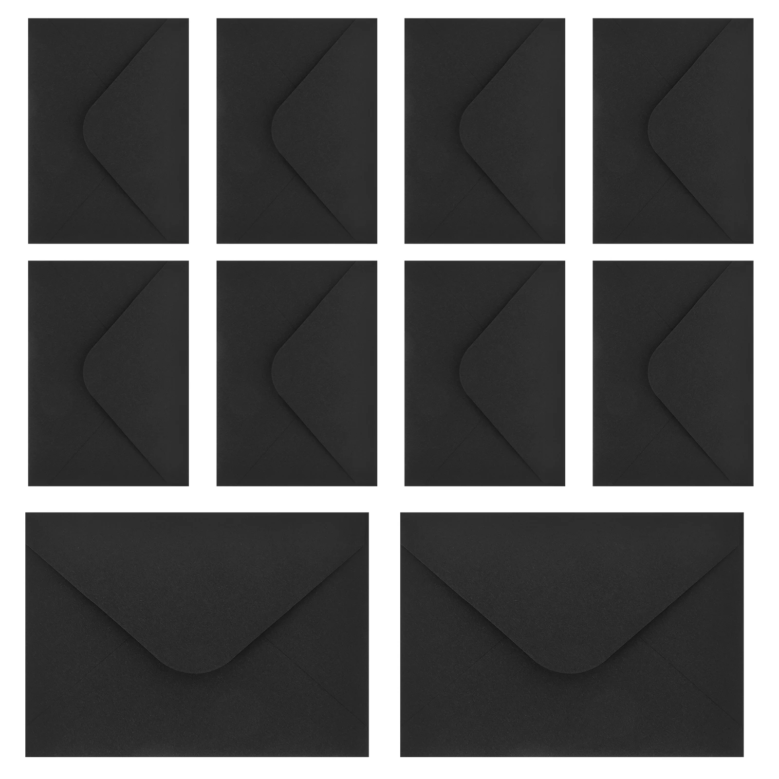 

10 Pcs Budget Record Envelope Small Account Book Cash Envelopes Office Supplies Paper Stuffing DIY Black 5 Pack