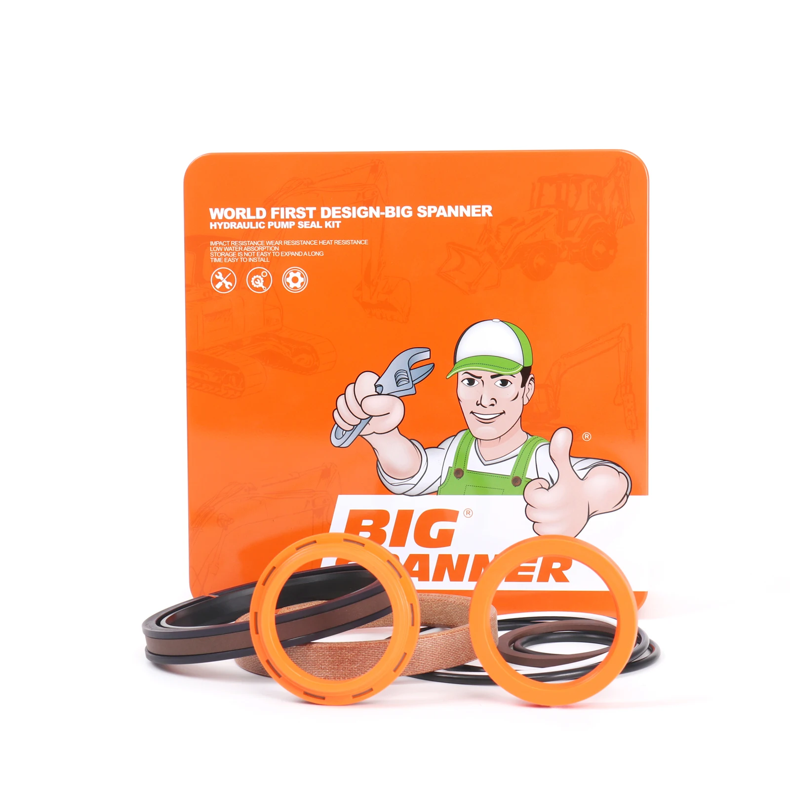 Customized Hydraulic Boom Swing Cylinder Piston Rod Seal Ring for komatsu PC30-7 Excavator - Replacement Part with 707-98-24510