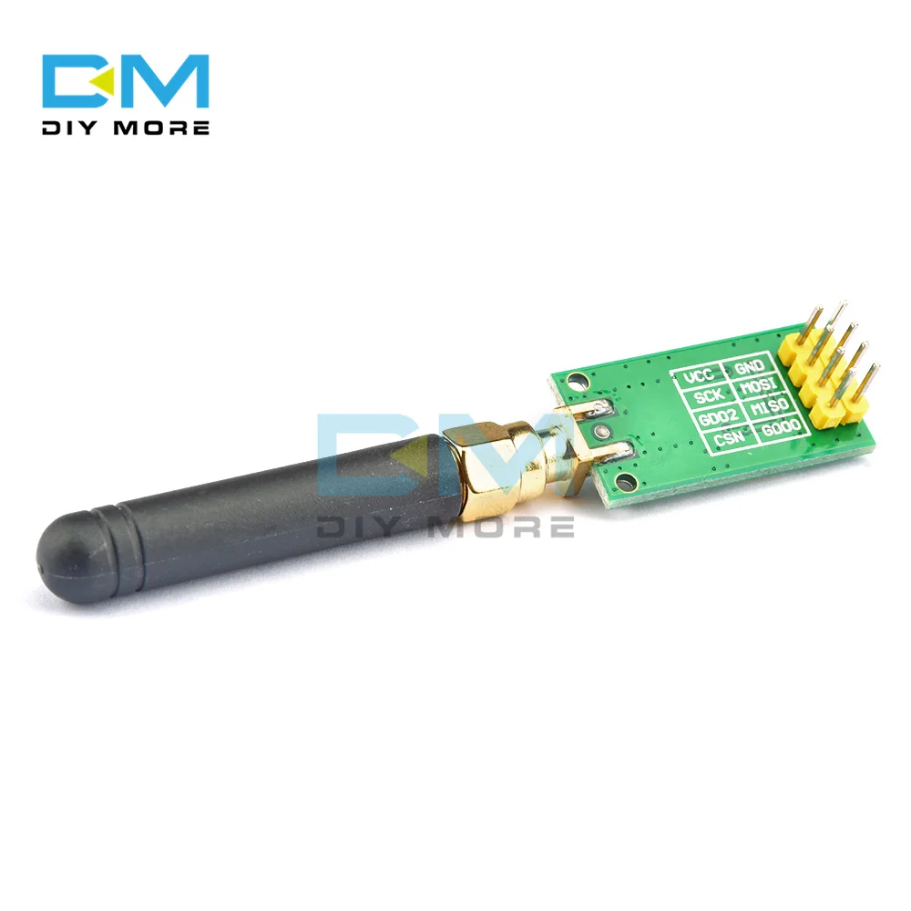 CC1101 Wireless RF Transceiver Board 315MHZ 433MHZ 868MHZ 915MHZ SMA Antenna Wireless Module 30mA GFSK MSK Modulation