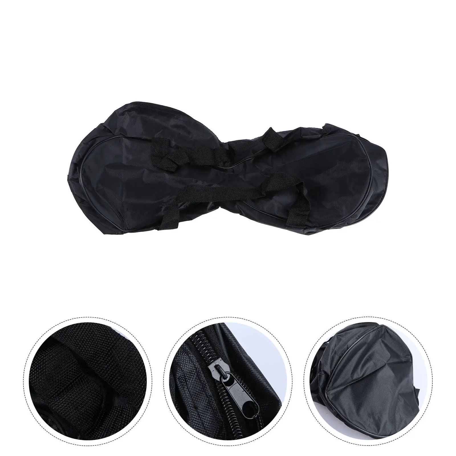 

Multifunction 8 Inch Balance Car Backpack Black Adjustable Hand Tote Straps Large Capacity Outdoor Tote Bag Dual Use Carrier