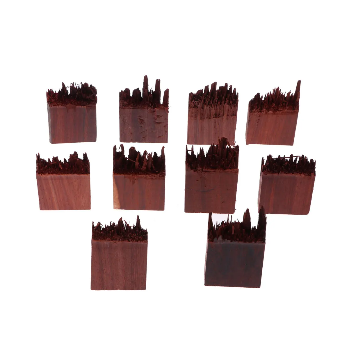 

10 Pcs Wooden Craft nament Crystal Dropper Material DIY Stamp Jewelry Necklace Pendant L scape Decoration Art Sewing Supplies