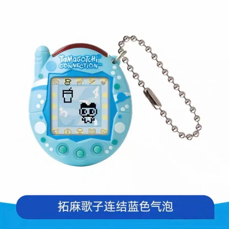 Tamagotchi elektronische huisdierverbinding V3 ‌ Leuke koppelstijl - ‌ Roze glinsterende stijl delicate strik blauwe bubble meisje beste cadeau