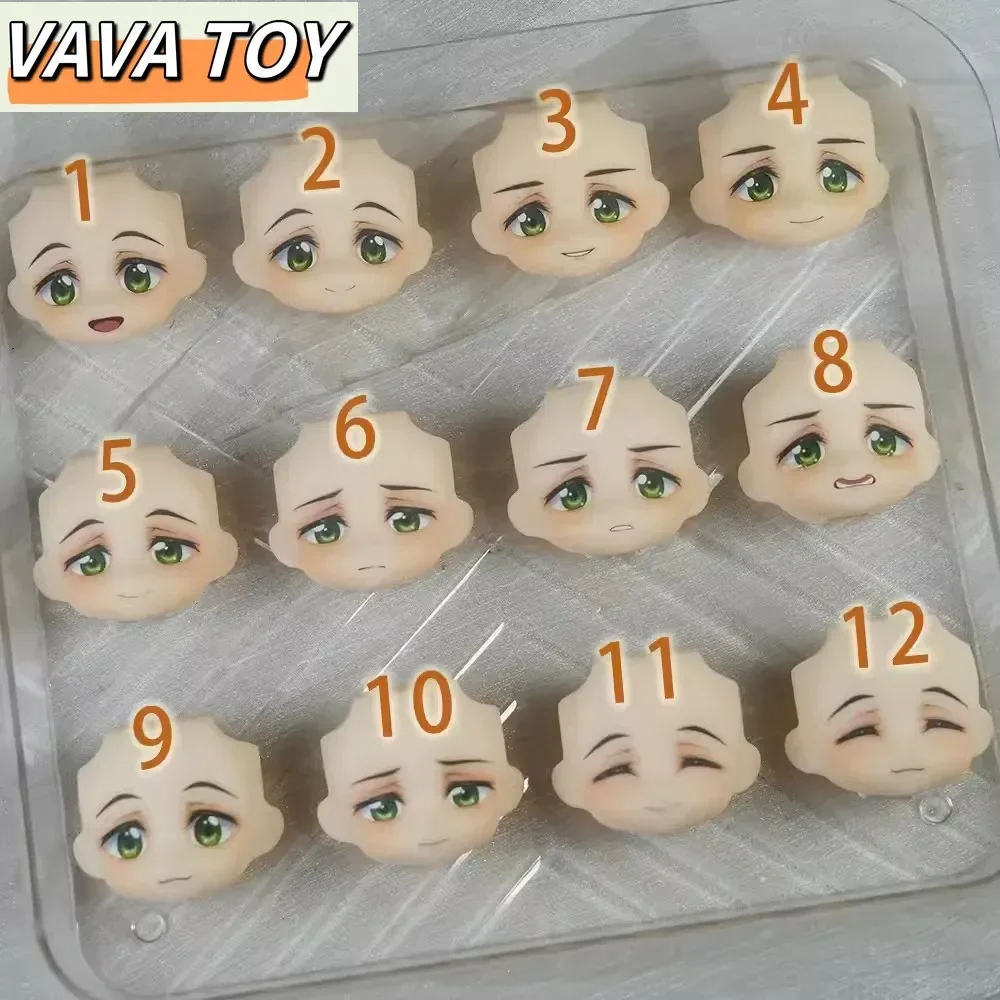 ❤ Vend Natura Natura Natura Natura Sean Frances Tachibana Makoto Ob11 Gezicht 1/12 BJD Handgemaakte Water Sticker Faceplates Cosplay Speelgoed Accessoires