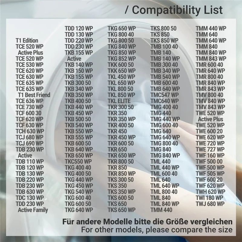 Verkäufe! 6-teiliger Filter für Miele T1 Wäschetrockner 9164761   Ersatzteil für Wäschetrockner