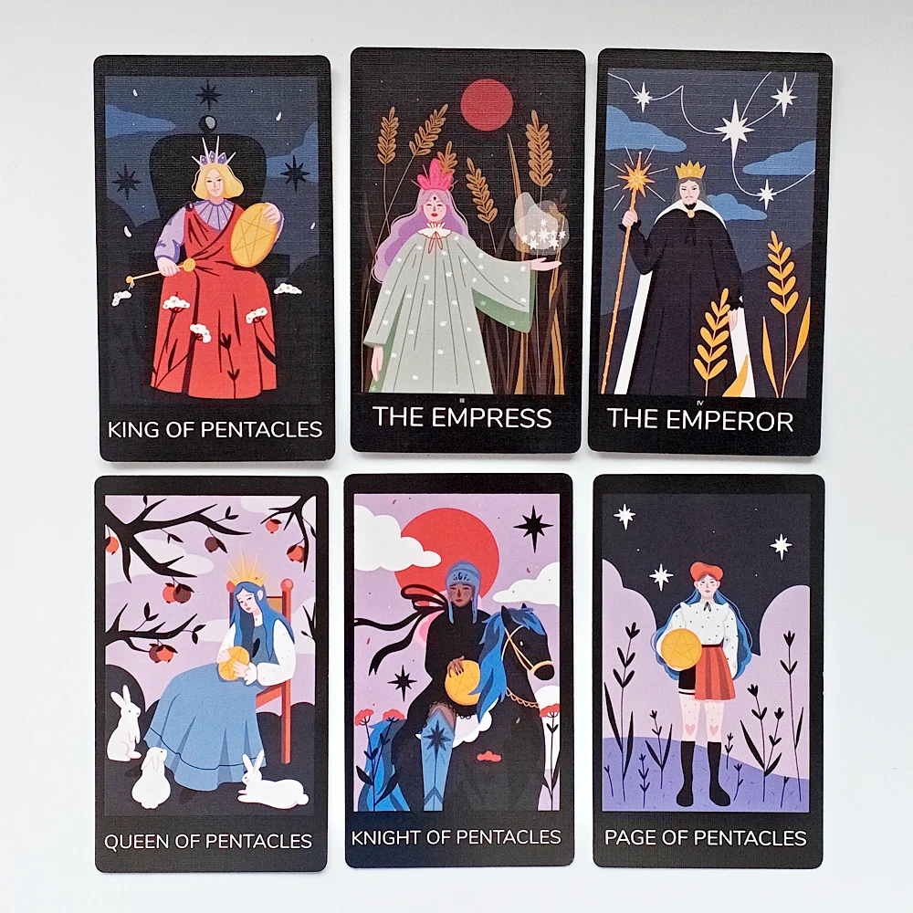 Sabotage Tarot - Feminine Mystique Deck in Rigid Box 78 Pcs Cards 12*7cm, Printed on 350GSM Double-embossed Cardstock