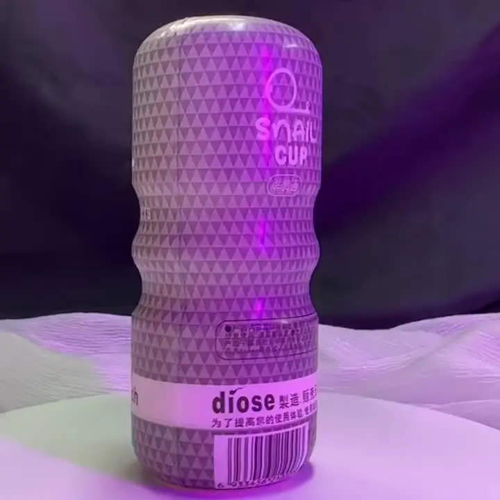 Gomma morbida Lumaca Climax Aereo Tazza Bocca Succhiare Vagina anale Masturbatore maschile Manuale Allenatore del pene Giocattoli adulti del sesso per gli uomini 18+