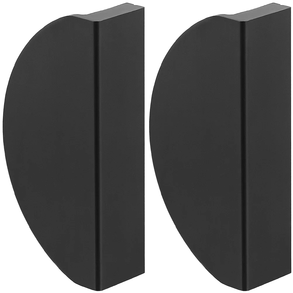 

2pcs Half Round Pulls For Cabinet Cupboard Wardrobe Drawer Furniture Install Wide Application Hardware Fittings