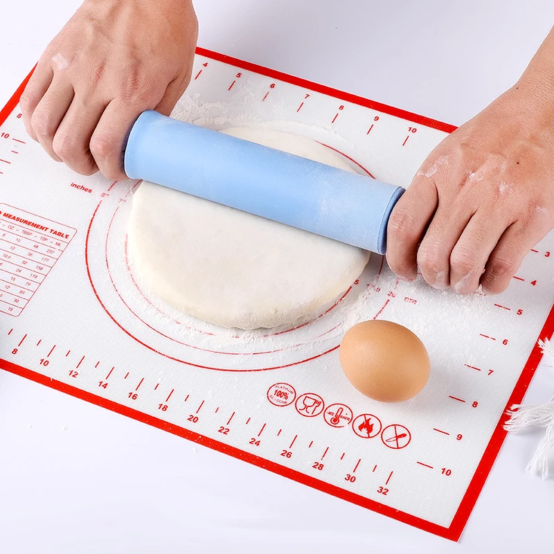 FAIS DU Pastry Silicone Baking Mat Rolling Kneading Pad Non Slip with Measurement Cookies Mat Sheet for Rolling Dough Counter