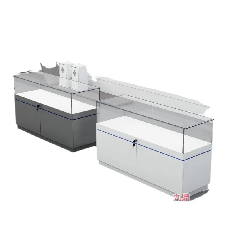 

Shopping Mall Sample Glass Display Cabinet Jewelry Cosmetics Jewelry Eye Counter Museum Cultural Relics Exhibition