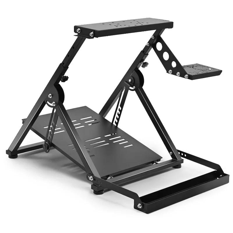 

G29 Foldable Racing Wheel Stand with Fixed Seat Slot Fit for Logitech G920 G923,Thrustmaster T248 T300RS,Steering Whee