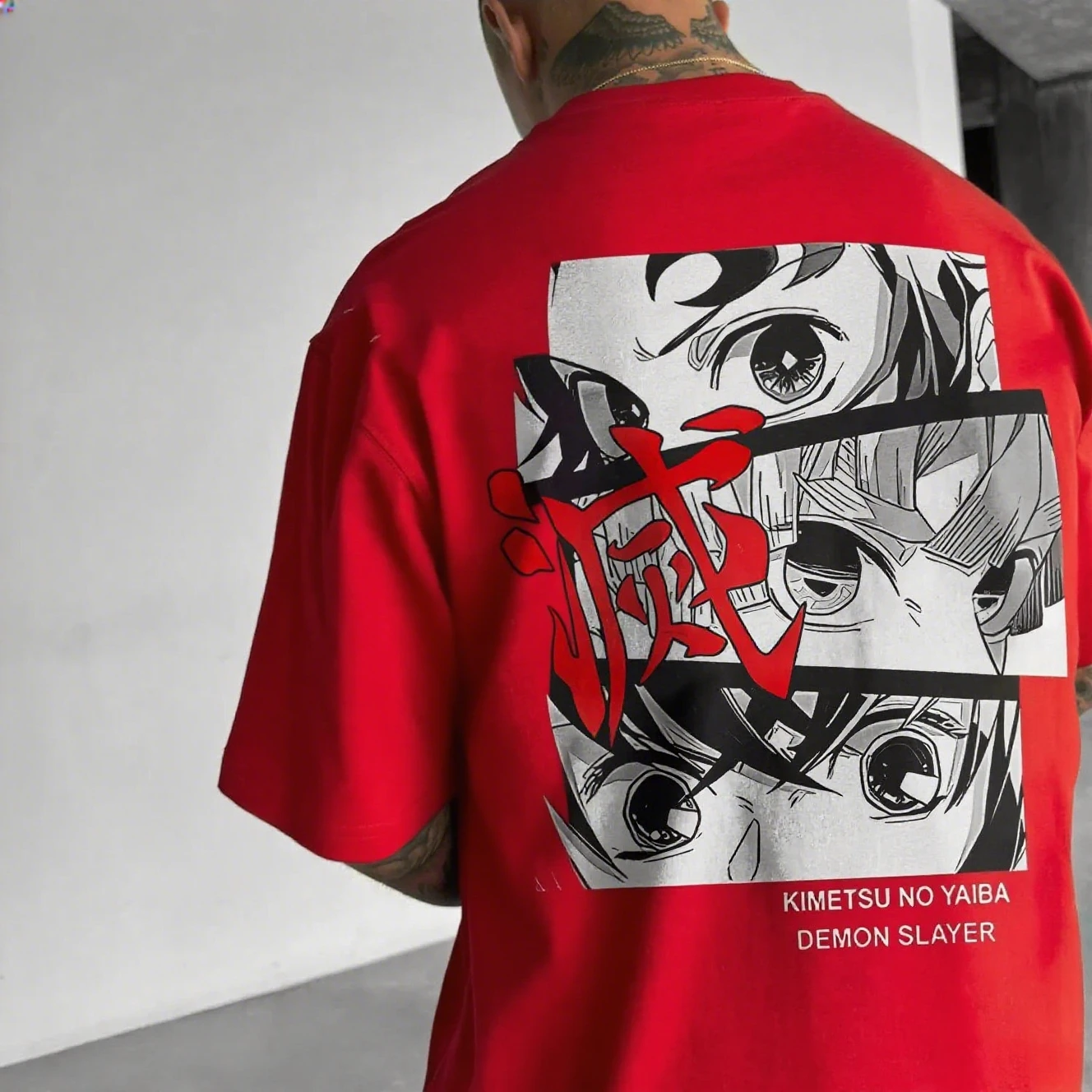 

Мужские и женские хлопковые футболки Demon Slayer: Kimetsu no Yaiba, лето 2026, с мультяшным принтом, свободный повседневный топ с короткими рукавами