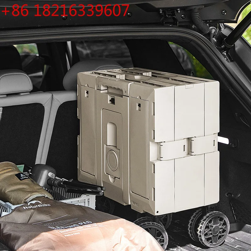 YAO trolley car outdoor camper large capacity outdoor double door foldable movable