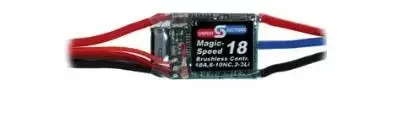 mit Power bec 012 433 8 Magic-Speed 18A Universal Brushless Controller  Motorcontroller für Brushlessmotoren2-3s 18A ESC