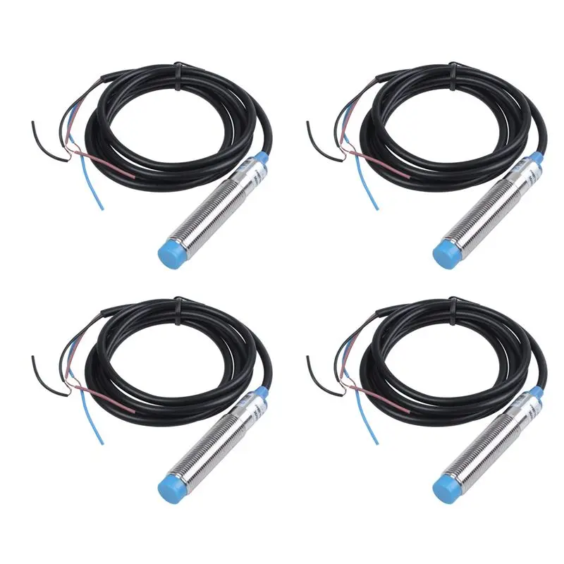

Gift For Her 4X DC 6-36V PNP NO 3-Wire 4Mm Cylindrical Inductive Proximity Sensor Approach Switch LJ12A3-4-Z/BY