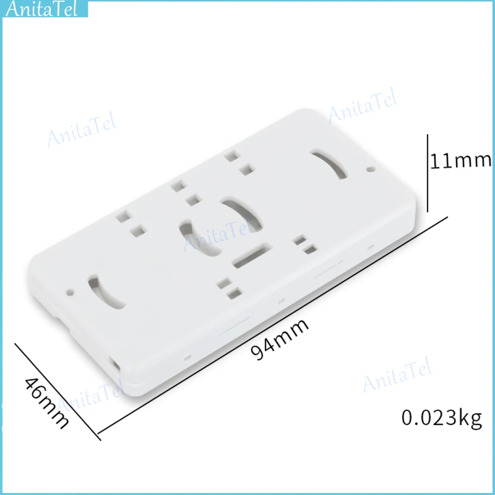 

10pcs/bag 2 Core FTTH Fiber Optic Termination Box Fiber Optic Protection Box FTTH Box 2 In 2 out Fiber Optical covered wire Box