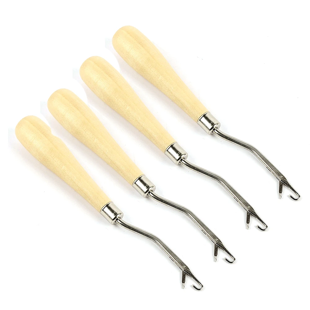 Crochet Needle Latch Hook Set Plastic Knitting Tool for Dreadlocks Hair Extensions Braiding Weave Wigs Styling Craft